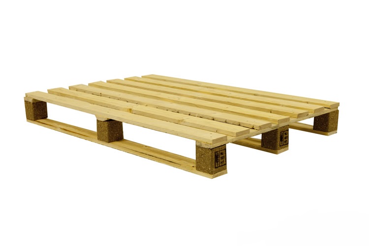 Nieuwe 80x120 pallets met 7 deklatten HT ISPM-15