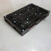 Gebruikte 80x120 kunststof pallet omlopend onderdek