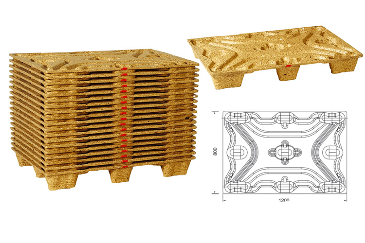 geperste pallet 80x120