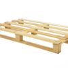 Gebruikte 80x120 pallet met 5 deklatten